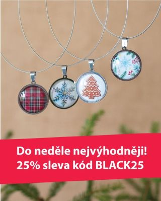 🔥 Už jen do zítra! 25% sleva na celý nákup s kódem BLACK25. A k tomu — každá 10. zaplacená objednávka získá dárkový poukaz...
